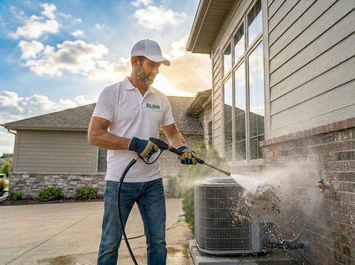 Outdoor AC Unit Wash